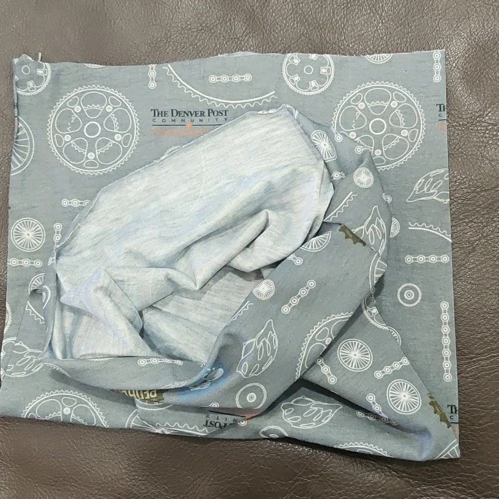 Ride The Rockies Grey Neck Buff, Scarf